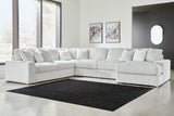 Stupendous Alloy 5-Piece RAF Chaise Sectional from Ashley Furniture - Luna Furniture