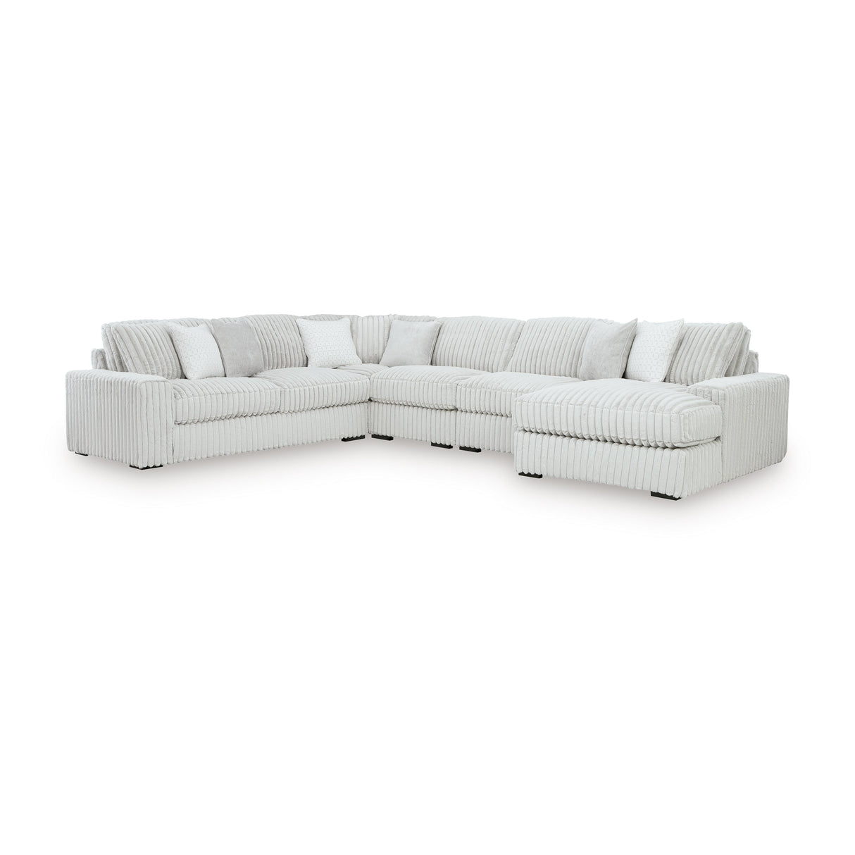 Stupendous Alloy 5-Piece RAF Chaise Sectional