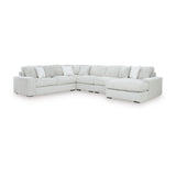 Stupendous Alloy 5-Piece RAF Chaise Sectional