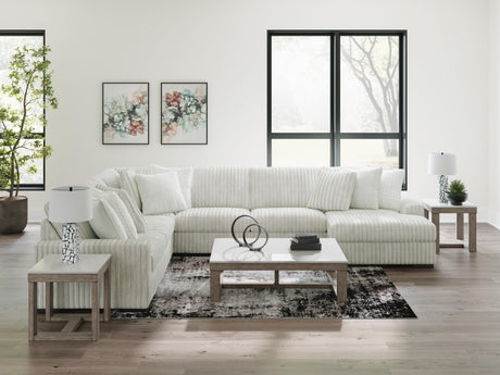 Stupendous Alloy 5-Piece RAF Chaise Sectional from Ashley - Luna Furniture