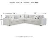 Stupendous Alloy 3-Piece Sectional from Ashley Furniture - Luna Furniture