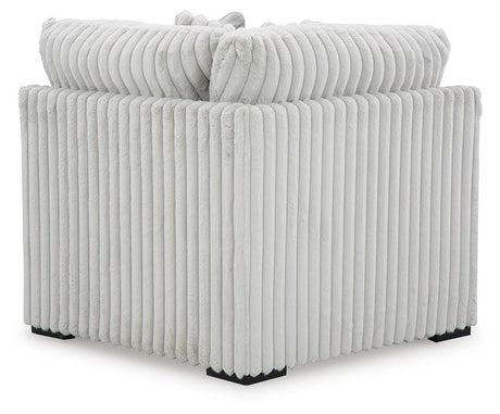 Stupendous Alloy 3-Piece Sectional with Ottoman from Ashley - Luna Furniture