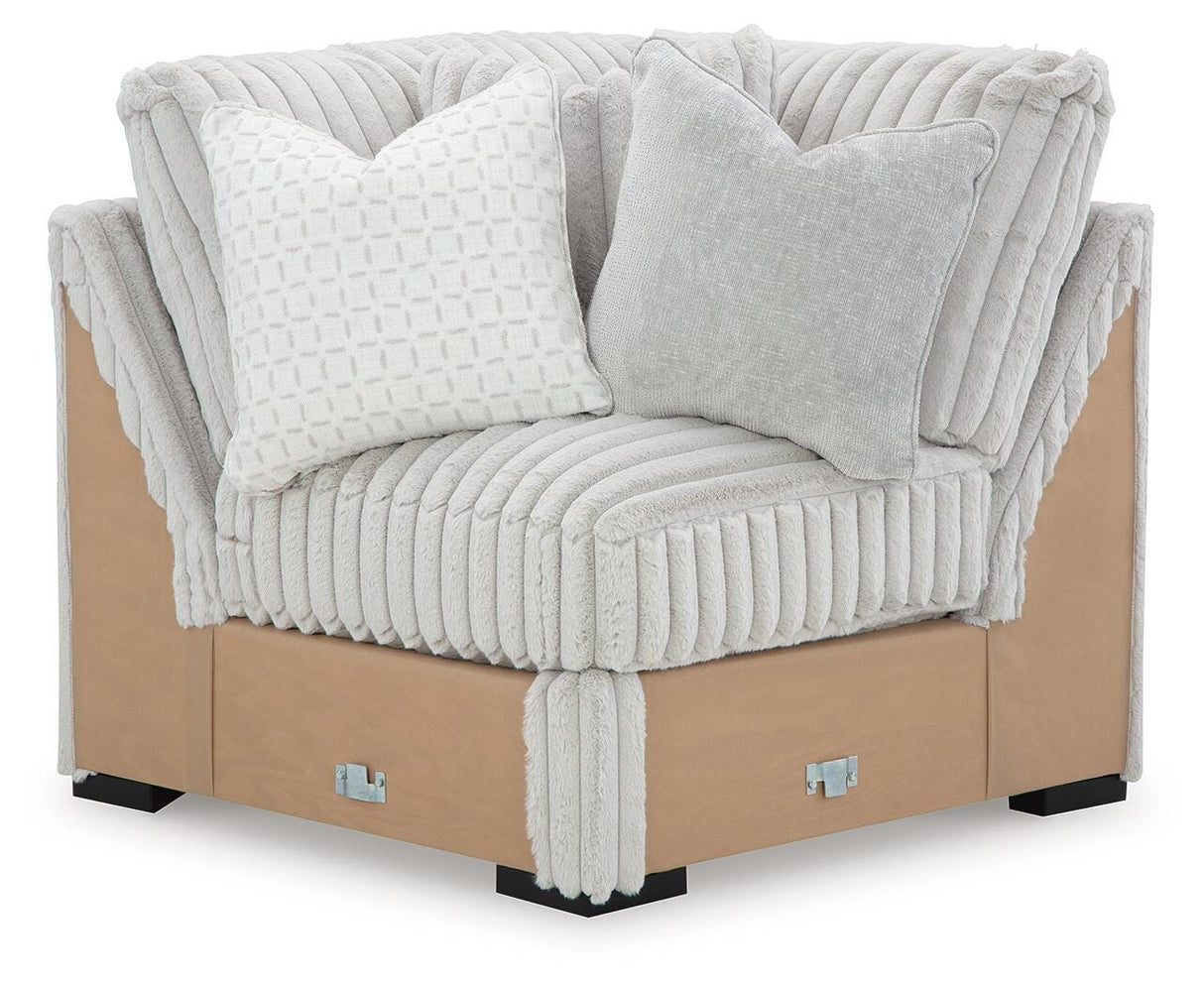 Stupendous Alloy 4-Piece Sectional, Oversized Chaise and Ottoman from Ashley Furniture - Luna Furniture