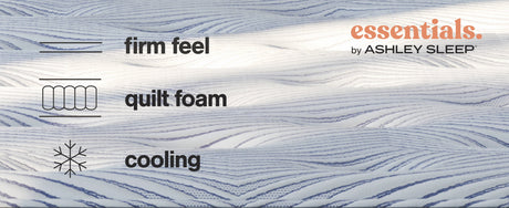 Dellyn Bonnell Light Blue Full Mattress from Ashley - Luna Furniture