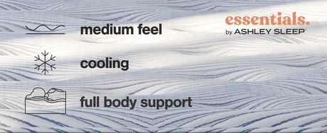 Dellyn 10 Hybrid Light Blue Full Mattress from Ashley - Luna Furniture