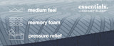 Dellyn 10 Memory Foam White King Mattress from Ashley Furniture - Luna Furniture