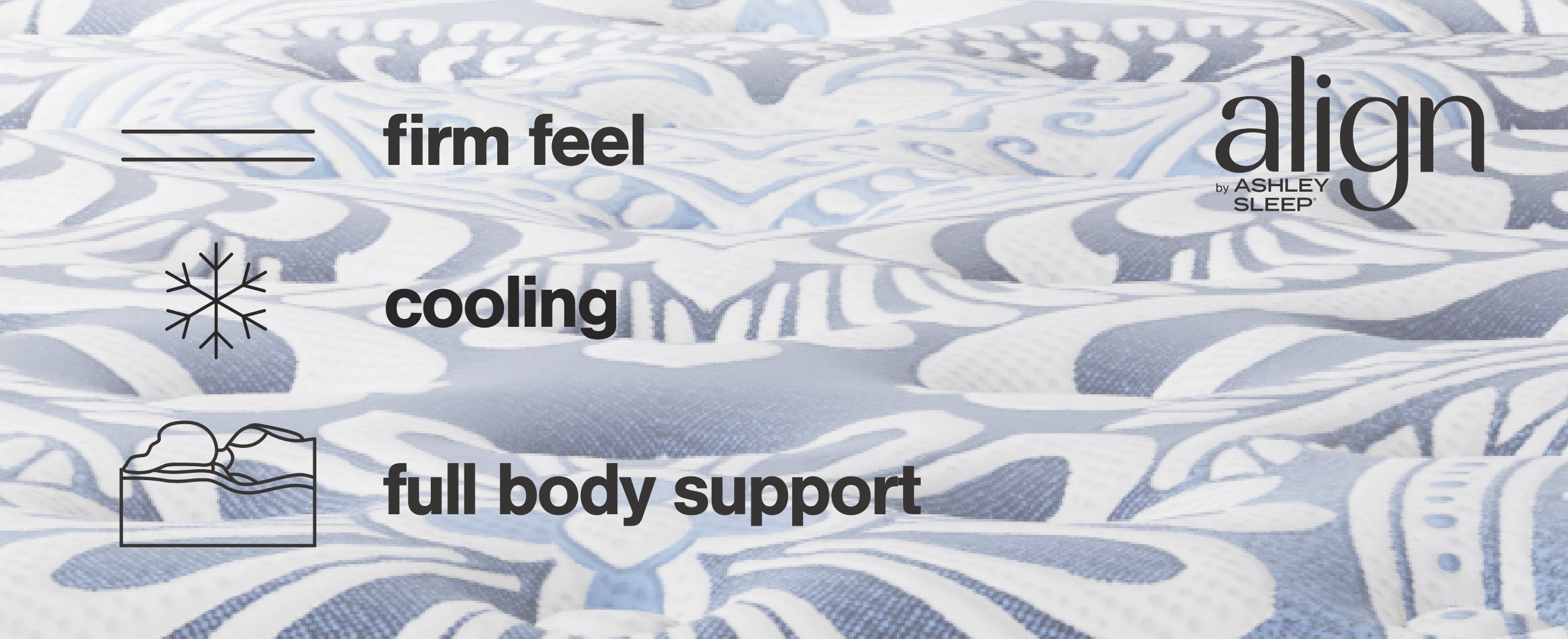 Firm Luxe 2.0 Blue California King Mattress from Ashley - Luna Furniture