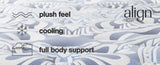 Plush Luxe 2.0 Blue Queen Mattress from Ashley Furniture - Luna Furniture