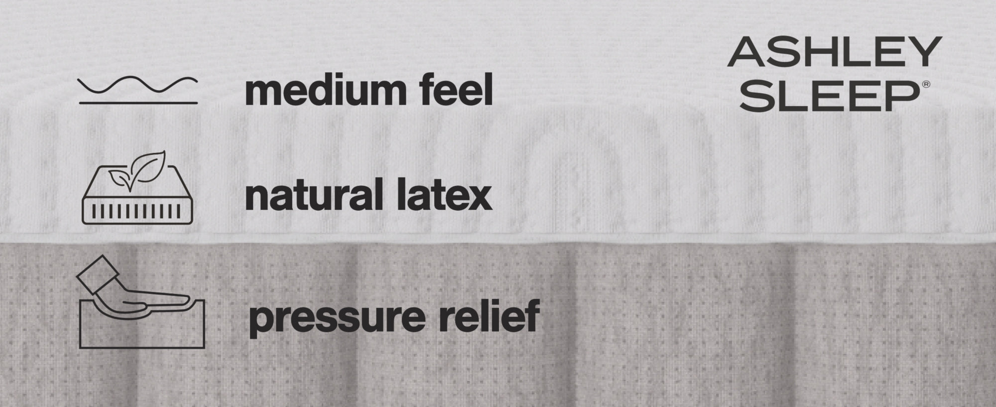 Terra Sleep Medium White King Mattress from Ashley Furniture - Luna Furniture