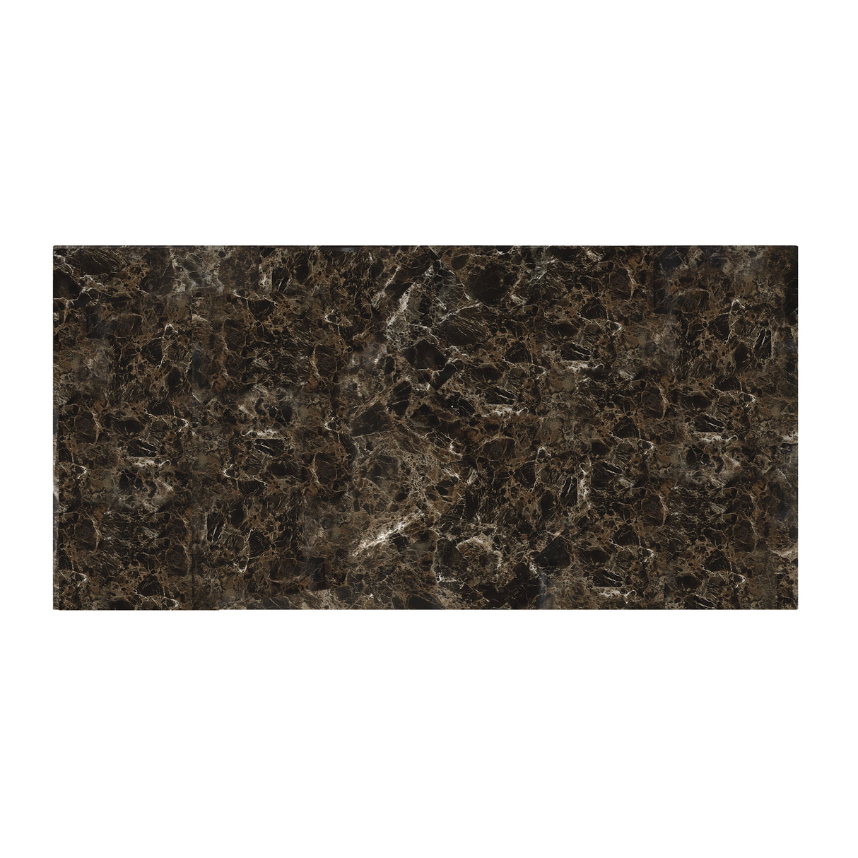 Tempe Brown/Black Marble-Top Counter Height Table