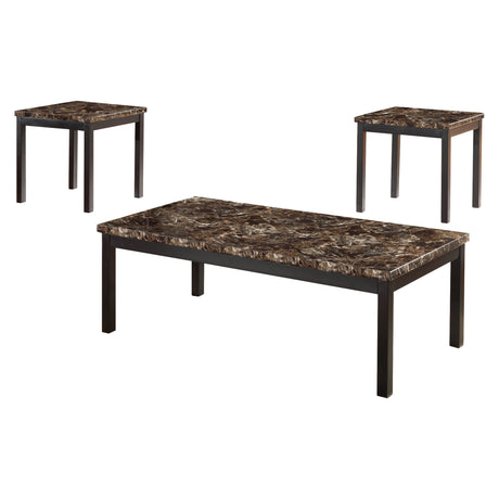 Tempe Brown/Black Counter Height Chair, Set of 4 from Homelegance - Luna Furniture