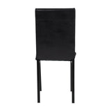 Tempe Brown/Black Marble-Top 5-Piece Dining Set from Homelegance - Luna Furniture
