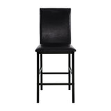 Tempe Brown/Black Marble-Top Counter Height Table from Homelegance - Luna Furniture