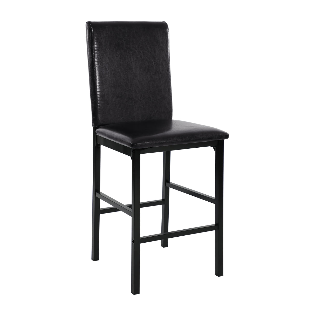 Tempe Brown/Black Marble-Top Counter Height Table from Homelegance - Luna Furniture