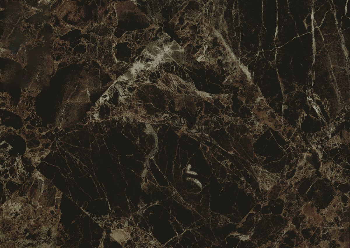 Tempe Brown/Black Marble-Top Counter Height Table