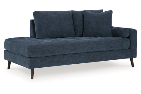Bixler Navy Sofa and Chaise from Ashley - Luna Furniture