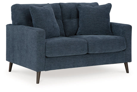 Bixler Navy Sofa, Loveseat and Chair from Ashley - Luna Furniture