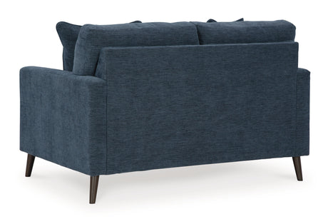 Bixler Navy Loveseat from Ashley Furniture - Luna Furniture