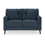 Bixler Navy Loveseat