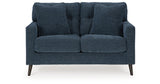 Bixler Navy Loveseat from Ashley Furniture - Luna Furniture