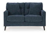 Bixler Navy Loveseat from Ashley Furniture - Luna Furniture