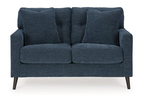 Bixler Navy Loveseat from Ashley Furniture - Luna Furniture