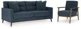 Bixler Navy Sofa and Chair from Ashley Furniture - Luna Furniture