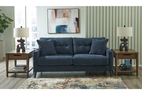 Bixler Navy Sofa and Chaise from Ashley - Luna Furniture