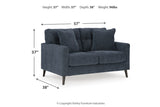 Bixler Navy Sofa, Loveseat and Chair from Ashley - Luna Furniture