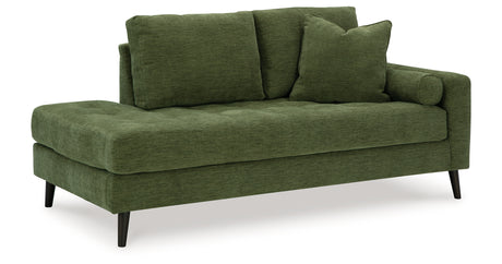 Bixler Olive Sofa and Chaise from Ashley - Luna Furniture