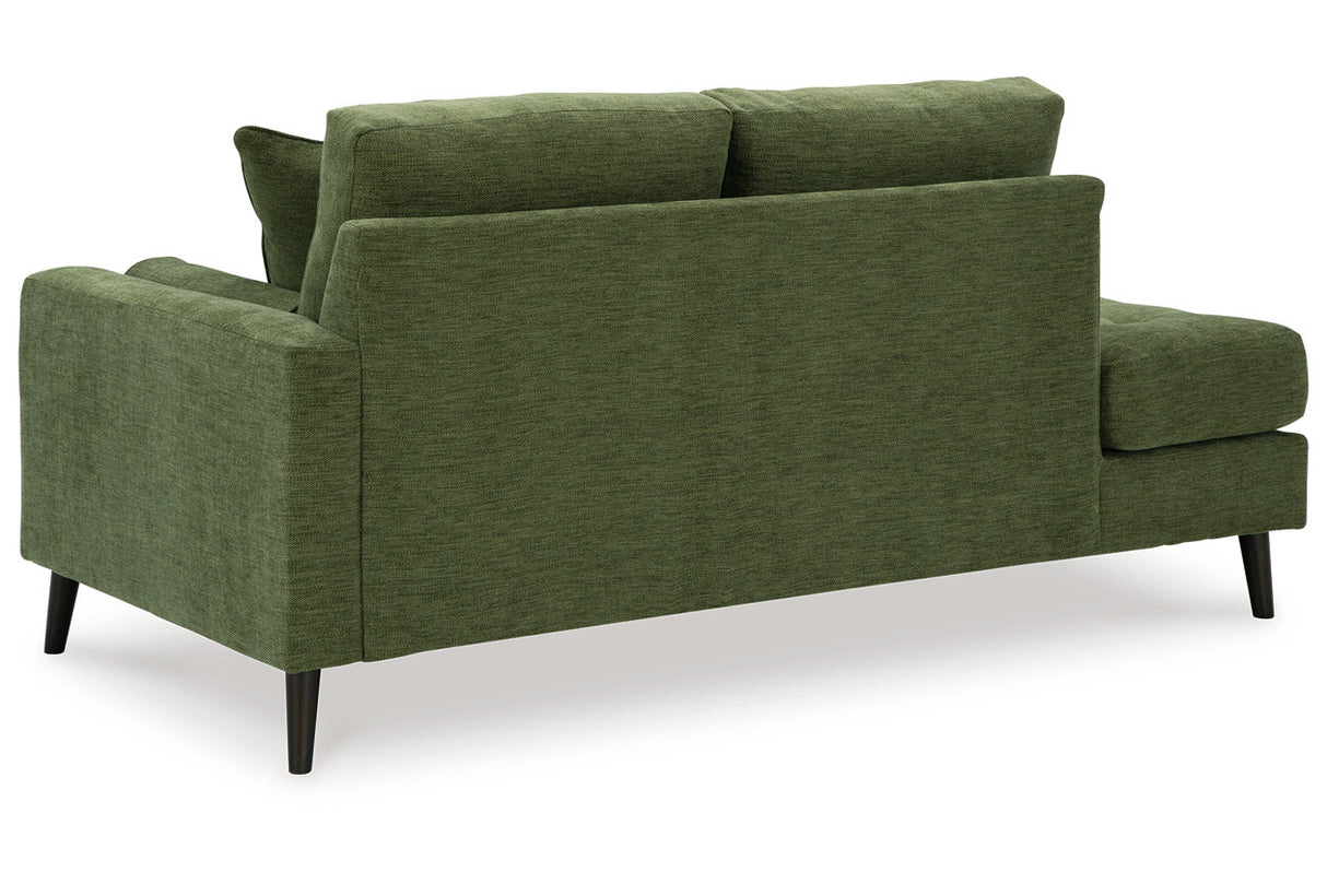 Bixler Olive Sofa and Chaise from Ashley - Luna Furniture