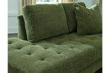 Bixler Olive Sofa and Chaise from Ashley - Luna Furniture