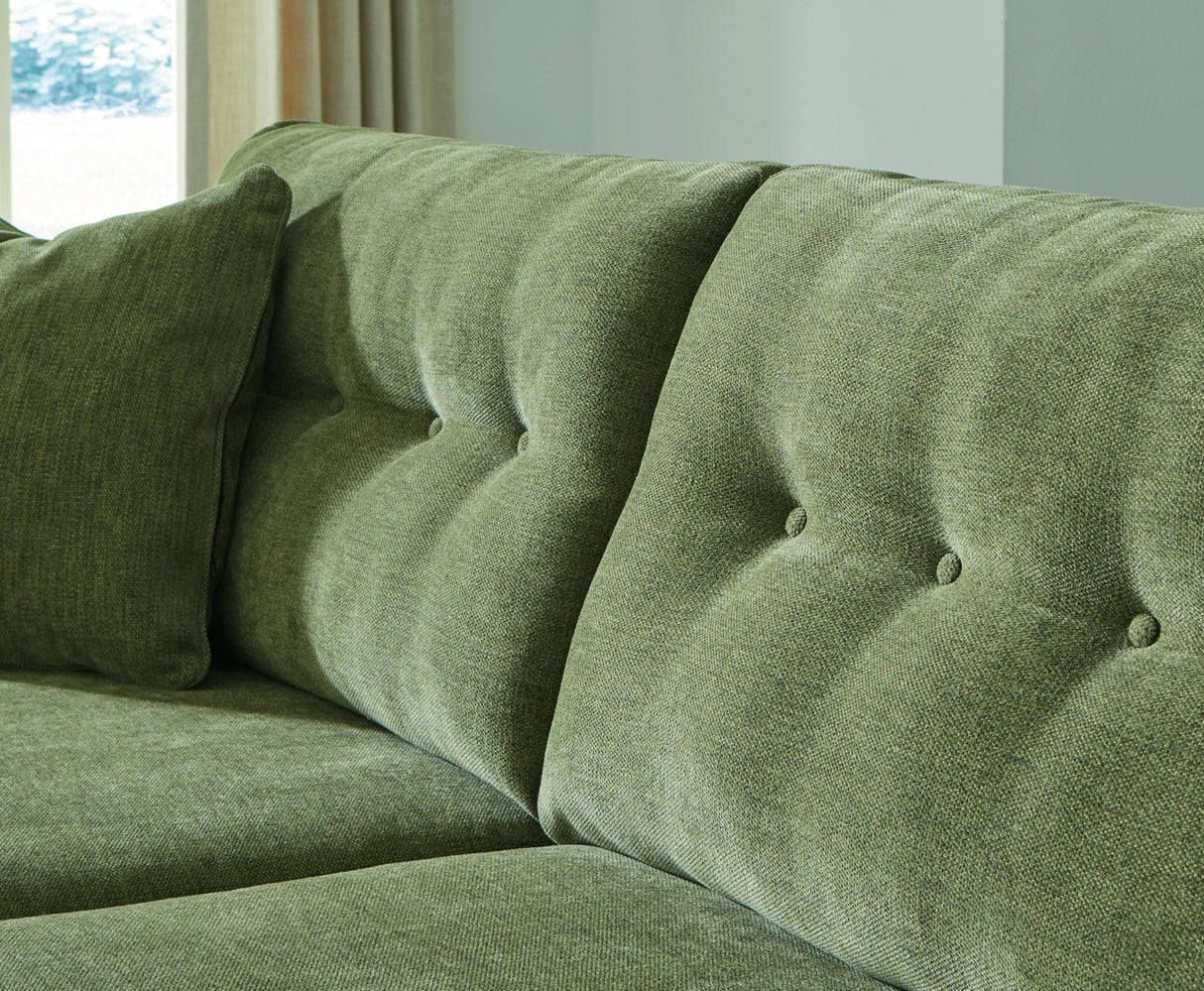 Bixler Olive Sofa and Chaise from Ashley Furniture - Luna Furniture