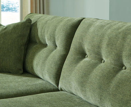 Bixler Olive Sofa and Chaise from Ashley - Luna Furniture
