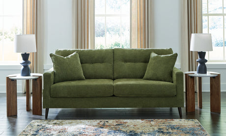 Bixler Olive Sofa and Chaise from Ashley - Luna Furniture