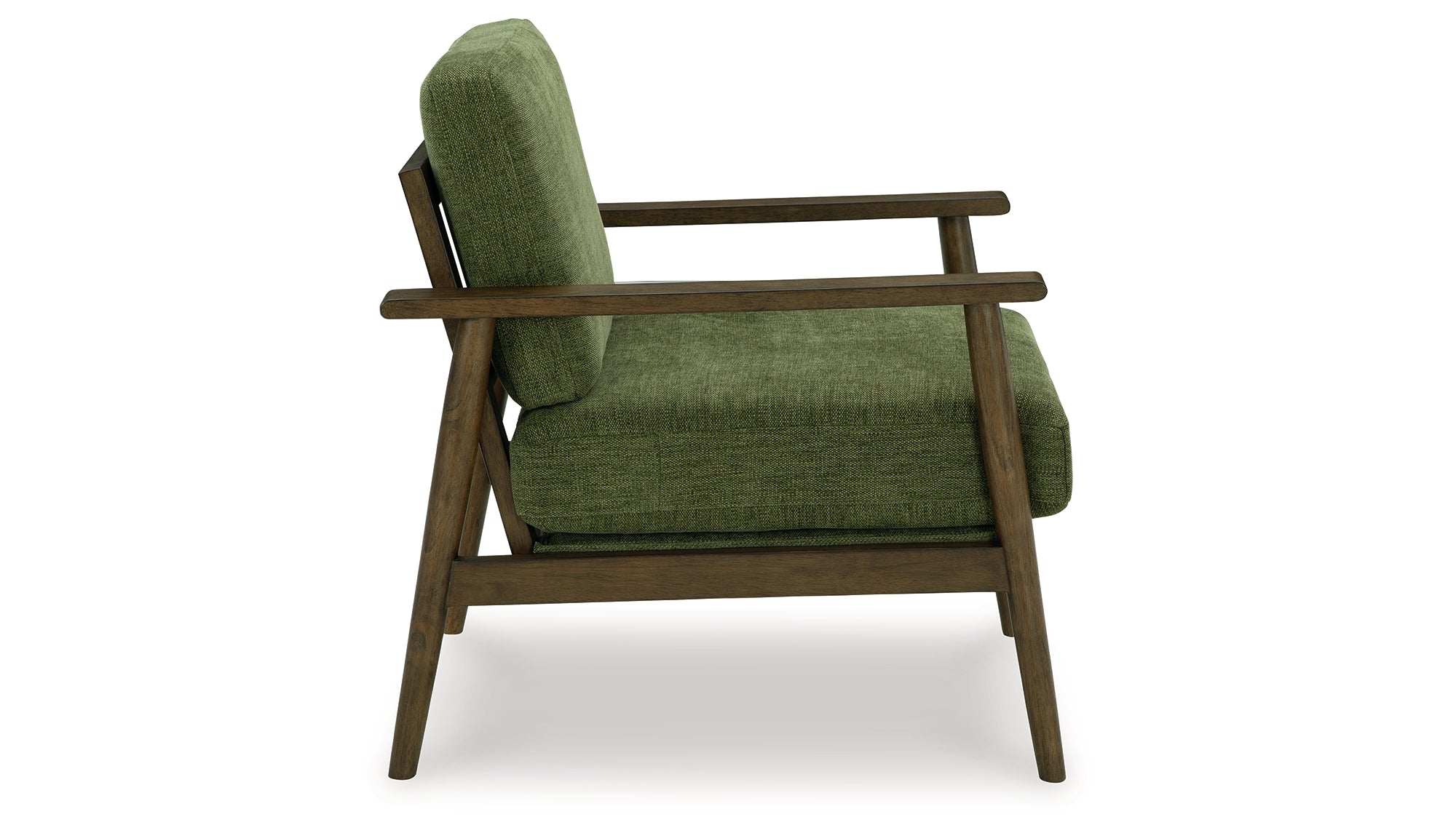Bixler Olive Showood Accent Chair - Luna Furniture