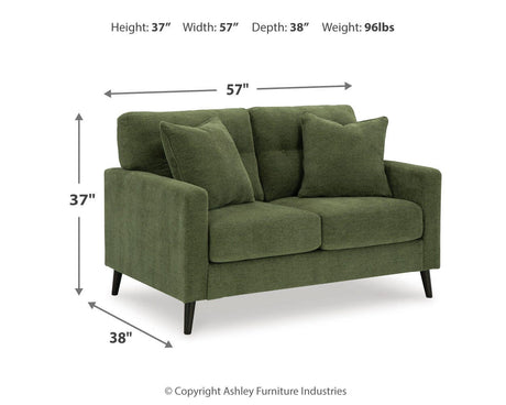 Bixler Olive Sofa, Loveseat and Chair from Ashley - Luna Furniture