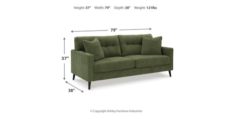 Bixler Sofa, Loveseat and Chair in Olive from Ashley Furniture - Luna Furniture