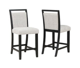Dary Black/Brown Counter Height Dining Set