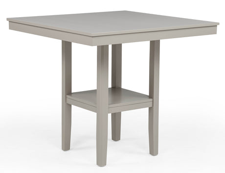 Lester Greige 5-Piece Counter Height Dining Set from Crown Mark - Luna Furniture