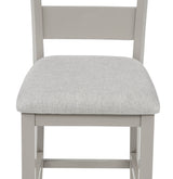 Lester Greige 5-Piece Counter Height Dining Set from Crown Mark - Luna Furniture