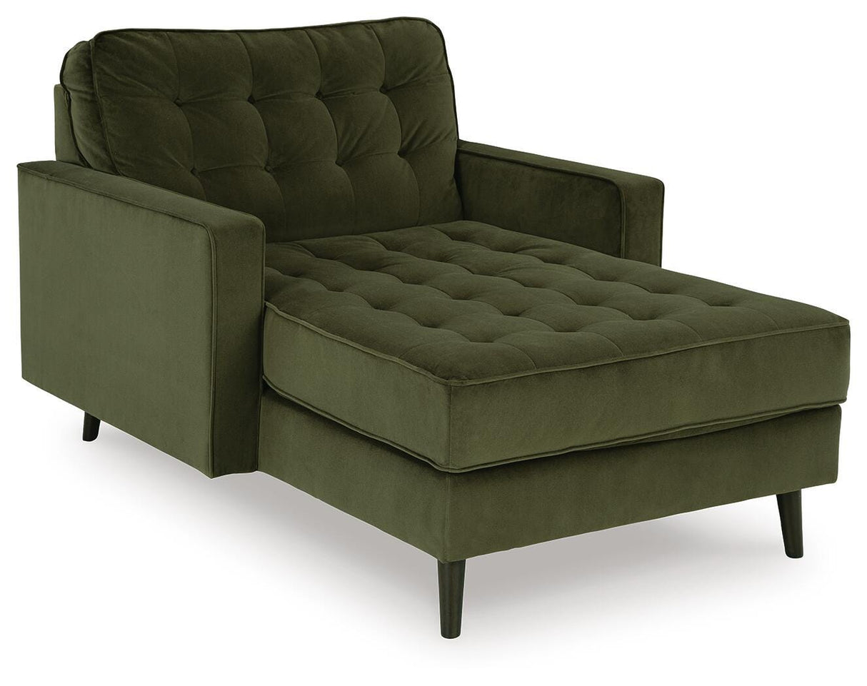 Reveon Lakes Olive Chaise from Ashley Furniture - Luna Furniture