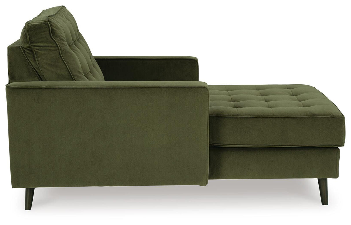 Reveon Lakes Olive Chaise from Ashley Furniture - Luna Furniture