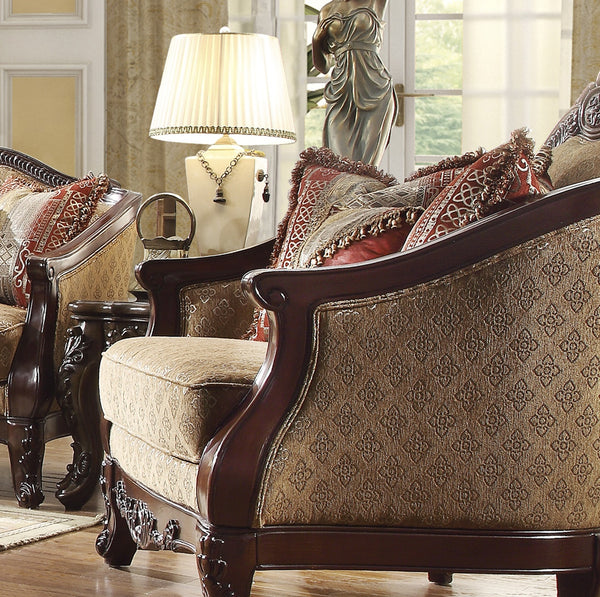 HD-2655 Extra Drk Walnut/Hazelnut Chair