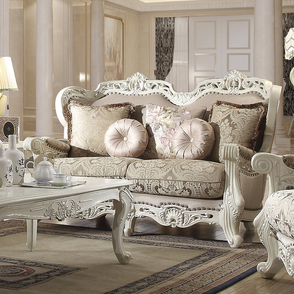 HD-2657 Antique Ivory Loveseat