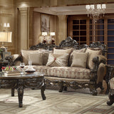 HD-2658 Metallic Antique Gold/Perfect Brown 3-Piece Living Room Set from Homey Design - Luna Furniture