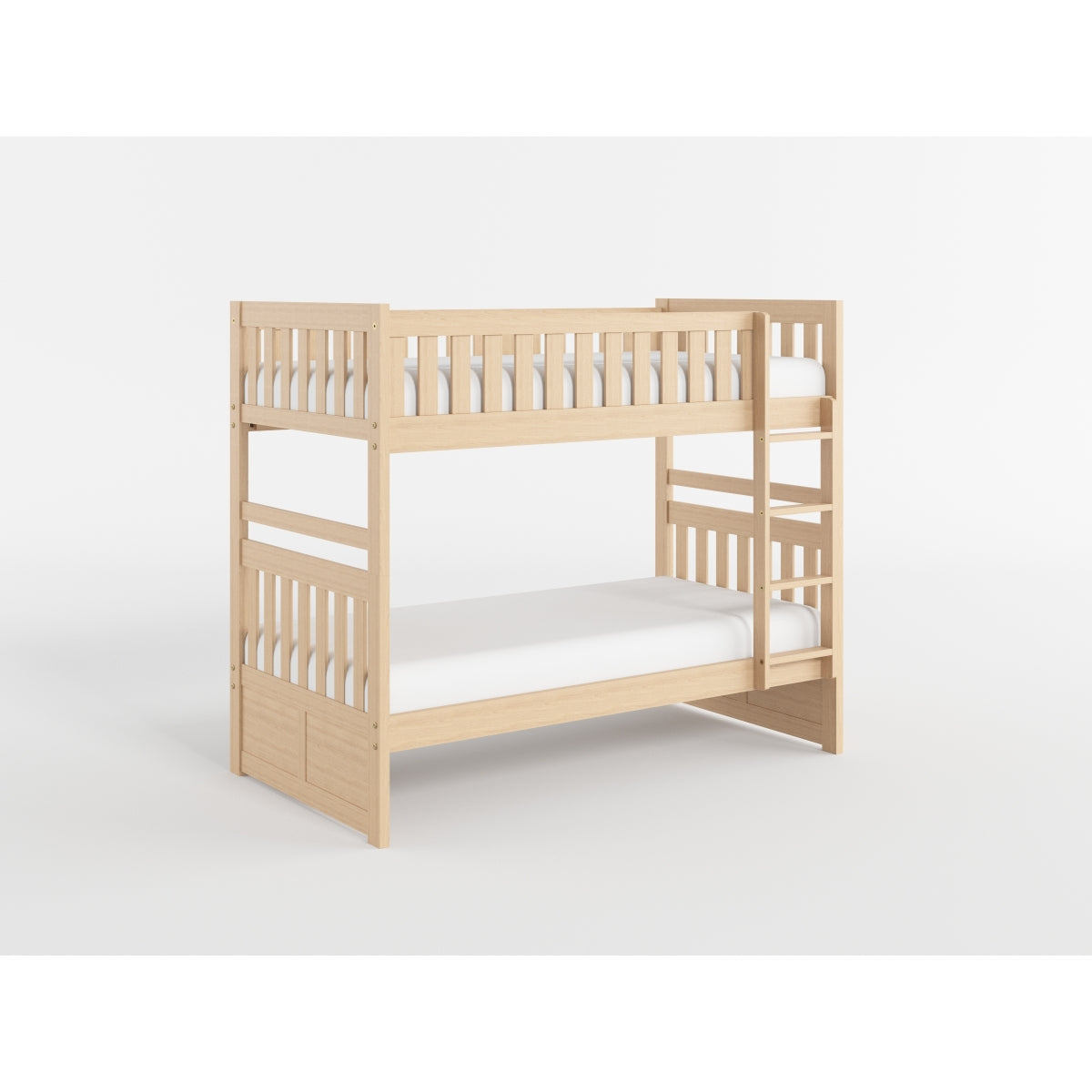 Bartly Pine Twin/Twin Bunk Bed with Storage Boxes from Homelegance - Luna Furniture