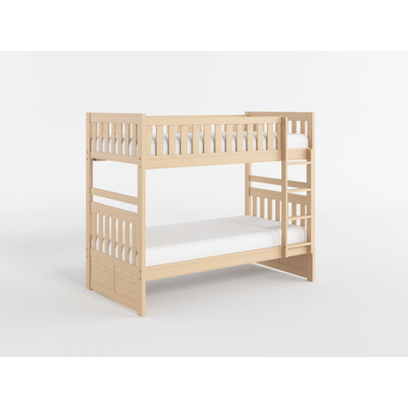 Bartly Pine Twin/Twin Bunk Bed with Storage Boxes from Homelegance - Luna Furniture