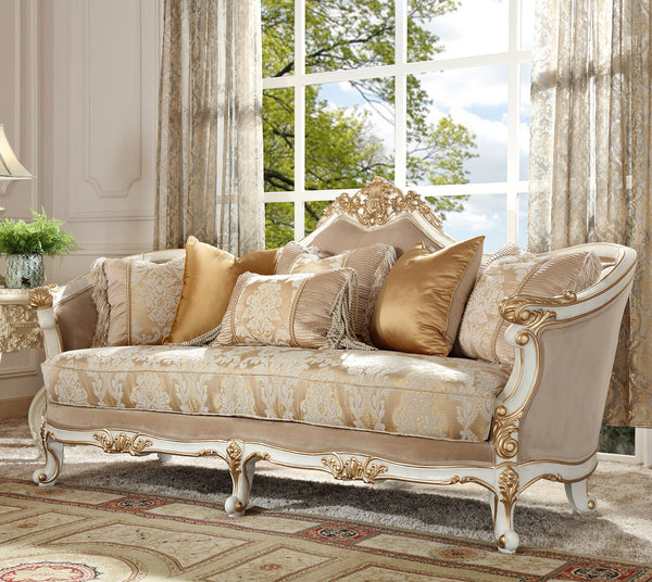 HD-2669 Plantation Cove White Sofa
