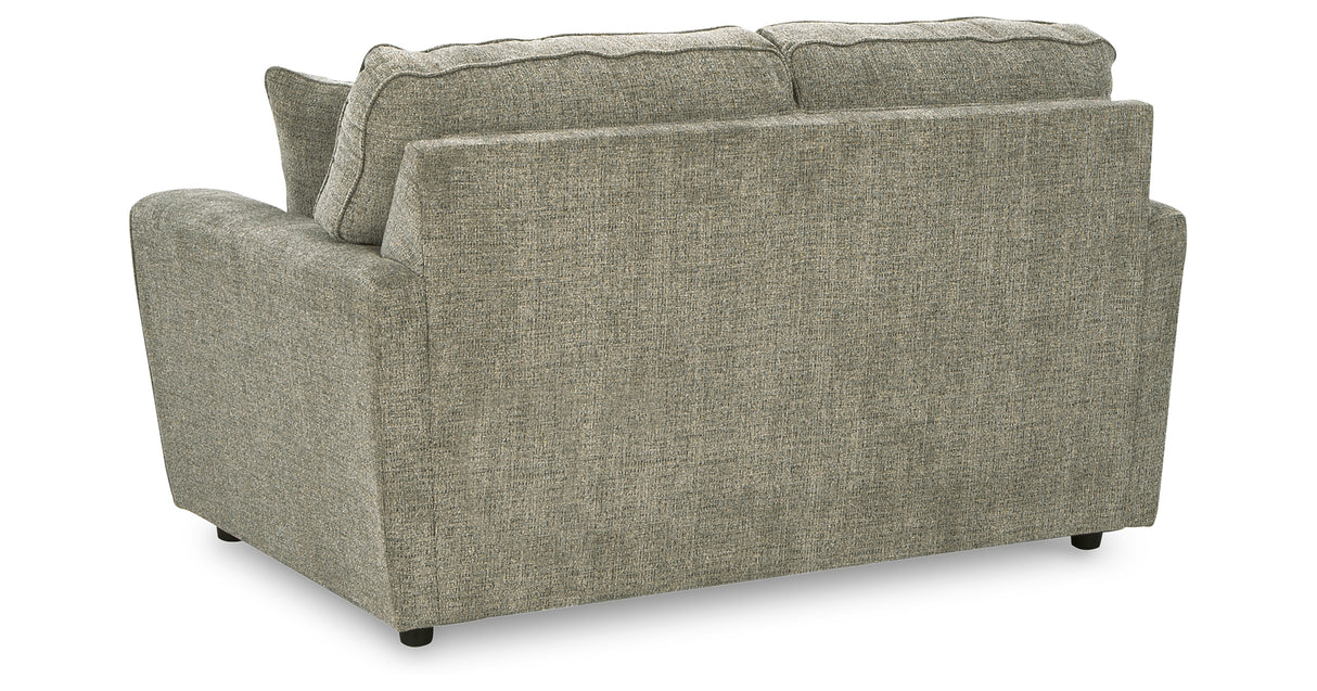 Cascilla Pewter Loveseat from Ashley - Luna Furniture